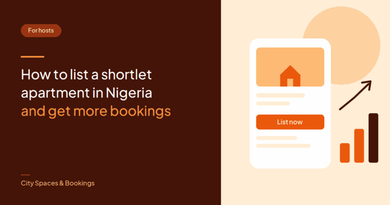 How to List a Shortlet Apartment in Nigeria and Get More Bookings